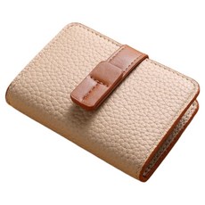 홈셀 간편한 명함 신분증 카드 24p + 신분증 2p 카드 홀더 8 x 10.5 cm, 베이지, 1단