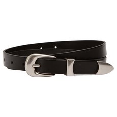 VONIN 天然牛皮 20 金屬基本款休閒皮帶 NT087BK