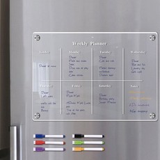 오월담 냉장고 메모보드 붙이는 자석보드, 아크릴