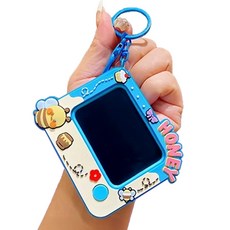 agaplus Honeybee LCD迷你寫字板鑰匙圈, 1個, 藍色