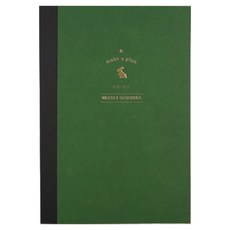 珠友文化 收支 + 自填式週誌 NB-32221 189 x 130 x 13mm, 1本, 綠色