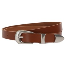 VONIN 天然牛皮 20 金屬日常休閒皮帶 NT089TBR