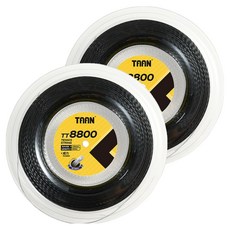 TAAN 泰昂 網球拍線 TT8800, 2個, 黑色