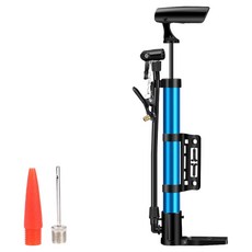 LUMION 自行車打氣筒 空氣幫浦, 1個, 藍色