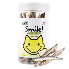 멍냥빌리지 반려동물 스마일 트릿 동결건조간식, 1개, 60g, 열빙어