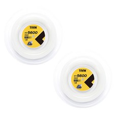 TAAN 泰昂 網球拍線 TT5600, 2個, 白色