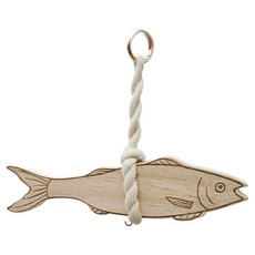 Misoroun 喬遷禮物 明太魚 辟邪風鈴 自然款 含鐘尾, 混合色