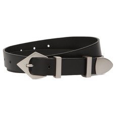 VONIN 天然牛皮 25 金屬鉚釘休閒皮帶 NT105BK