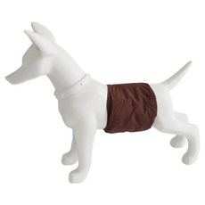 도호 강아지 컬러풀 매너벨트 브라운, 중형, 1개, 1개입