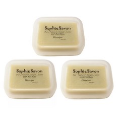 Sophie Savon 蘇菲皂 攜帶型簡易肥皂盒 9 x 7 x 4cm, 霧面透明, 3個