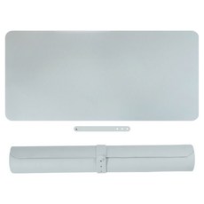 바롬몰 심플한 다용도 책상 매트, 라이트 그레이