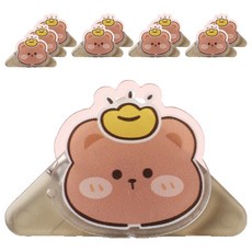 Moneyfull 可愛動物朋友三角書角夾 8號, 10個