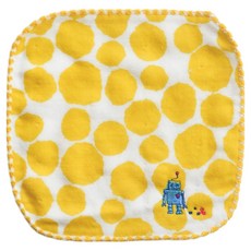 kontex 日本純棉雙層刺繡方巾小手帕 日本製