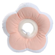 Miaoho 花朵醫用防舔伊莉莎白圈, 1個, 粉色