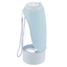 DOGNESS 多尼斯 二合一隨行飲水杯, 粉藍色, 1個