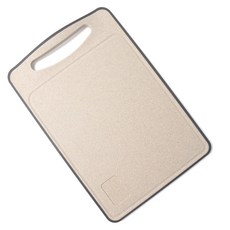 防滑小麥切菜板, 米色 + 灰色, 1個