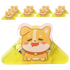 Moneyfull 可愛動物朋友三角角落夾 1號, 10個