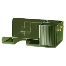 iSFun 輕奢透視吹風機繞線壁貼置物架, 免釘免鑽浴室收納, 綠色, 1個