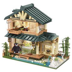 Prand 玩具 熊本熊 熊本 家庭住宅 積木 880018, 1個, 混合顏色