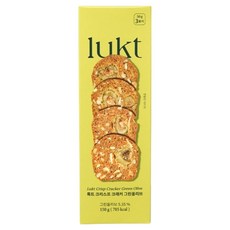 lukt 蛋白質小麥脆餅 綠橄欖口味, 1盒, 150g