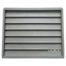 Pure On 硬質磨砂模組化組裝式鍵帽整理收納盒 灰色 15 x 24 cm, 1個