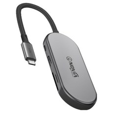 iNOViA 7合1 HDMI 4K 60Hz 螢幕鏡像 網路多功能集線器 IHC7H60L, 單一顏色, 1個