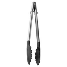 ibili 好收納不沾餐夾 24cm 不鏽鋼料理夾 烤肉夾, 1支, 單一顏色