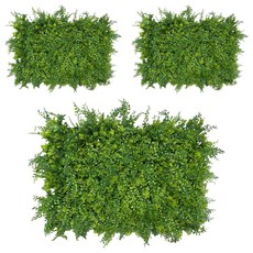 프리미엄 벽면 데코 인조잔디 매트 3p, green