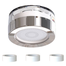 WATOS Lovable 洗手台省水型濾心起泡頭 + 濾心3入組 WP802-BL, 鍍鉻, 1套