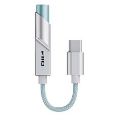 FIIO 飛傲 隨身型解碼耳機轉換器/音源轉換器 TypeC 款, KA11, 晨曦銀, 1個