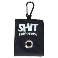 Baide 狗狗簡潔實用拾便袋收納包, 黑色, 1個, 1入