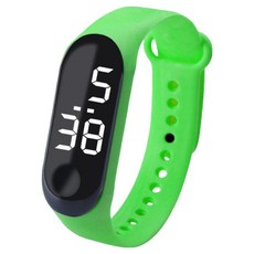 픽딜 편한 심플 스포츠 시계, 그린, 1개