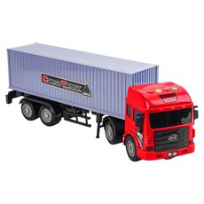 BAOLE STAR TOYS 寶樂星 聲光摩輪20呎貨櫃車 1:16, 紅色, 1個