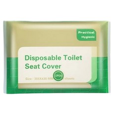 葉子小舖 一次性拋棄式馬桶坐墊 43 x 35.5cm 白色 外出旅行必備, 40張