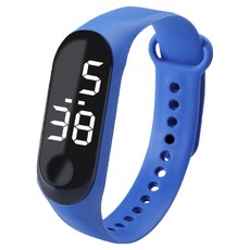 픽딜 편한 심플 스포츠 시계, 블루, 1개