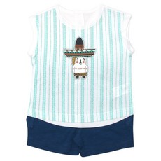 ORGANICMOM 男童Sunny短袖上下套裝MEM6ES09