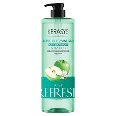KERASYS 蘋果醋去屑清涼洗髮精, 1個, 1L