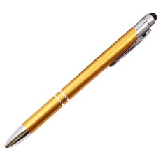 메탈 투인원 터치 볼펜, 골드, 1개