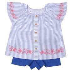 ORGANICMOM 女童 Luna 短袖上下套裝 MEM6ES06