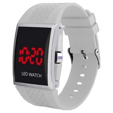 Pick Deal 簡約運動手錶, 白色, 1個