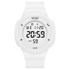 Pick Deal 超輕量運動手錶, 1個, 全白色