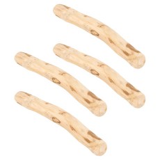 毛皇上 磨牙棒 4支 小型犬適用 潔牙磨牙 啃咬玩具, 咖啡木, XXS