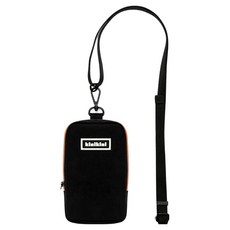 Kinikini 狗狗斜背拾便袋, 1個, 黑色 + 橘色