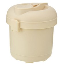 Tahik微波爐迷你便當盒1人用飯鍋 S, 1個, 淺褐色