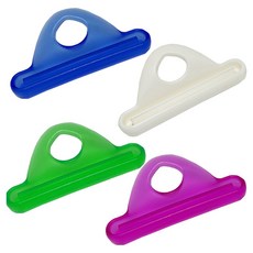 Osun 歐桑生活 萬用擠軟管器/擠牙膏器4件組 TS21, 藍色 + 綠色 + 紫色 + 白色, 1組