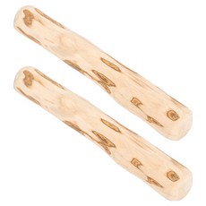 毛皇上 磨牙棒 天然耐咬潔牙骨 中型犬啃咬玩具, 2支, 咖啡木, S