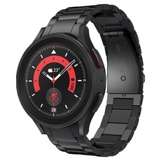 KANTAM 金屬錶帶 45mm, 黑色