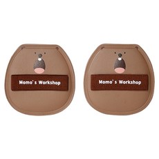 MoMo's Workshop 毛吉吉 動物系列棉花糖氣墊粉撲2件組 附收納盒, 1組, 土撥鼠