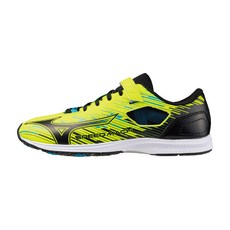 Mizuno 美津濃 兒童款SPEED MACH 3 黃色 輕量透氣 綁帶運動鞋
