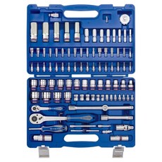 KING TONY 金統立 1/4吋&1/2吋DR. 專業級綜合工具96件組 KT7596MRC，多功能套筒組，專業維修工具, 1/4"DR. 綜合工具 + 1/2"DR. 綜合工具 + 36mm起子頭組 + 37mm起子頭套筒組, 1組